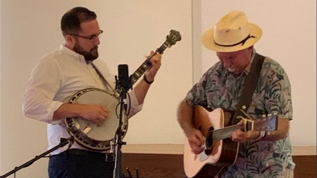 Bill Purk & Reed Jones playing bluegrass